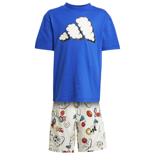 Adidas Παιδικό σετ Seasonal Essentials Fun Tee and Shorts Set